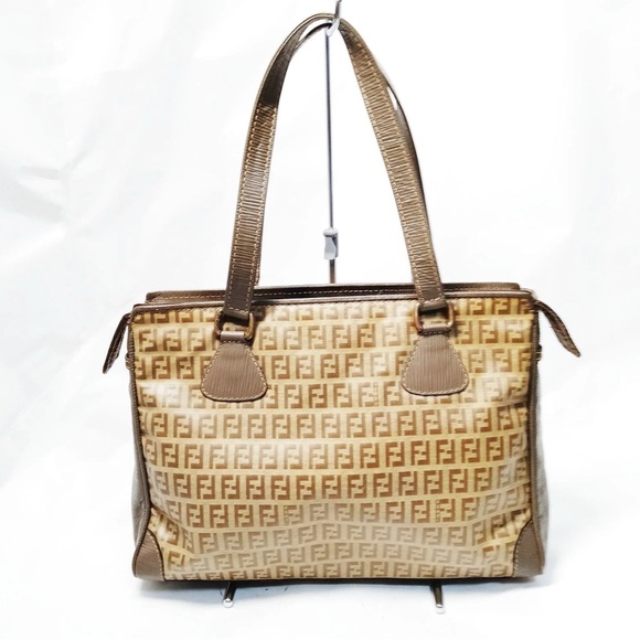 Vintage Fendi Zucchino Monogram Shoulder Bag - Picture 1 of 7